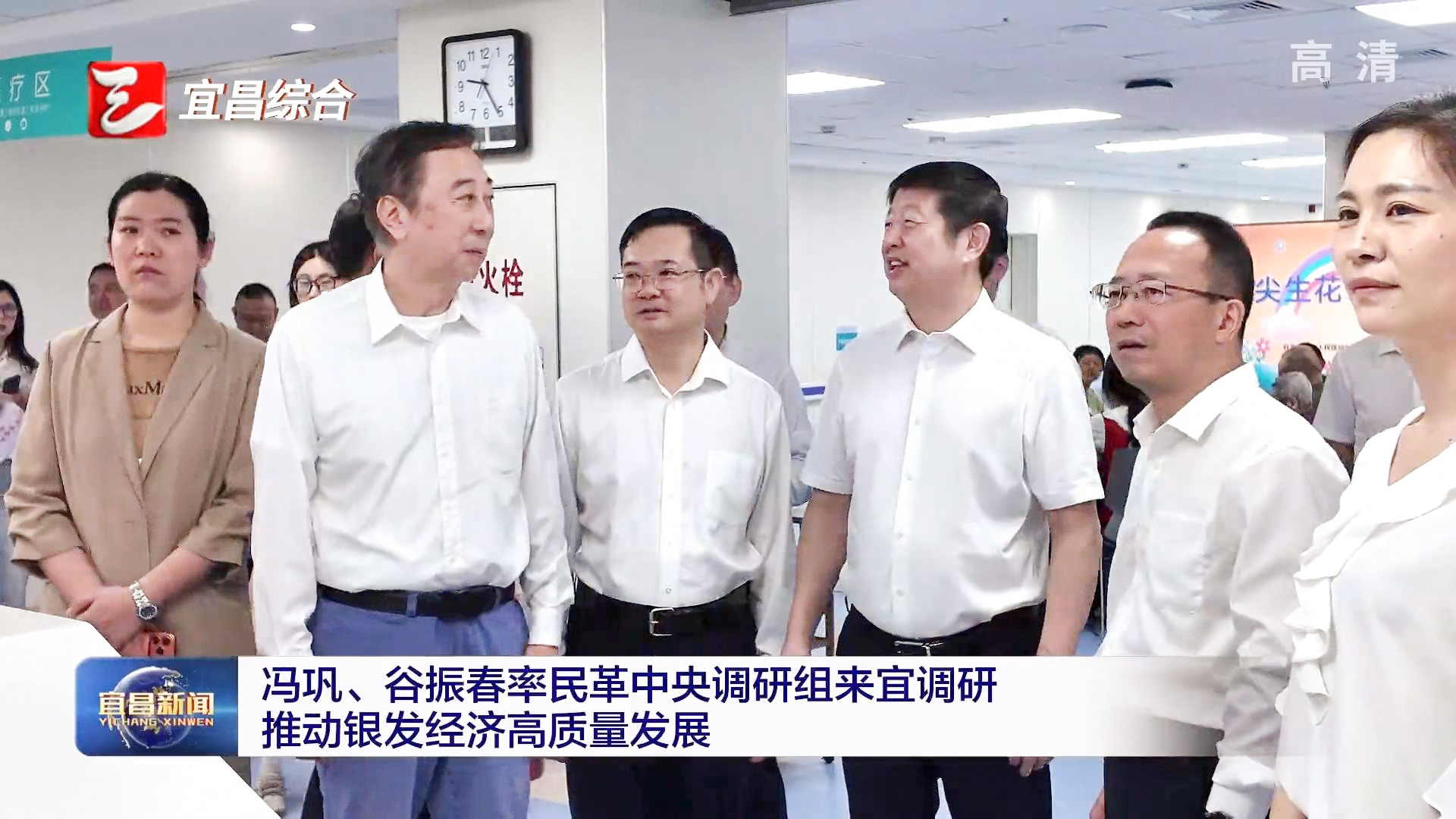 冯巩、谷振春率民革中央调研组来宜调研